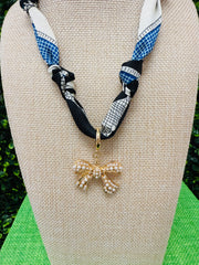 Ribbon Reverie Scarf Necklace