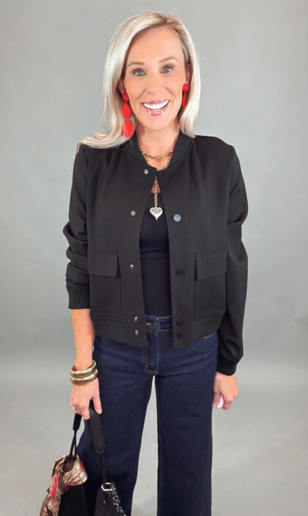 Simone Bomber (black)