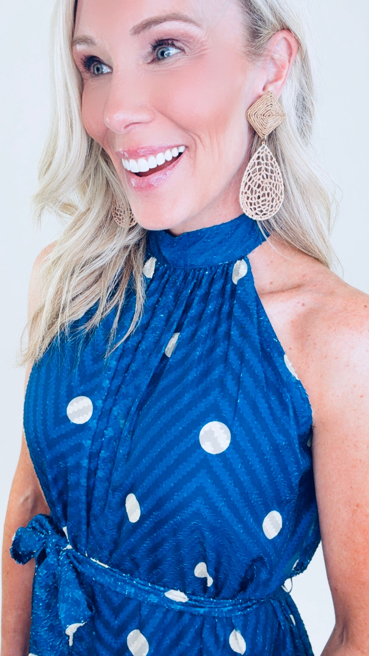 Champagne Dot Jumpsuit