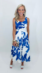 Summer Etch Dress (royal)