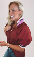 All Star Attitude Top (burgundy)