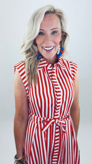 Liberty Lane Dress (red)