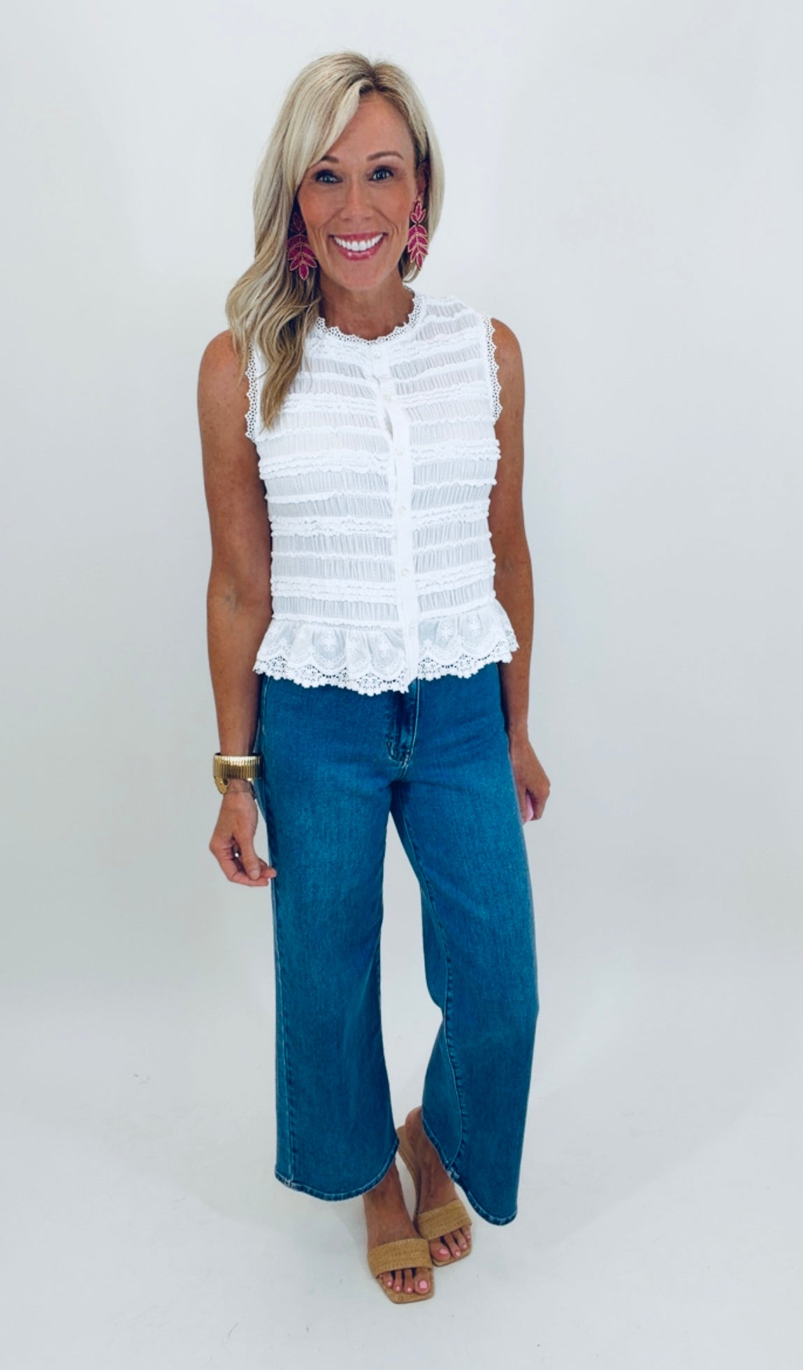 Vintage Whim Top (white)
