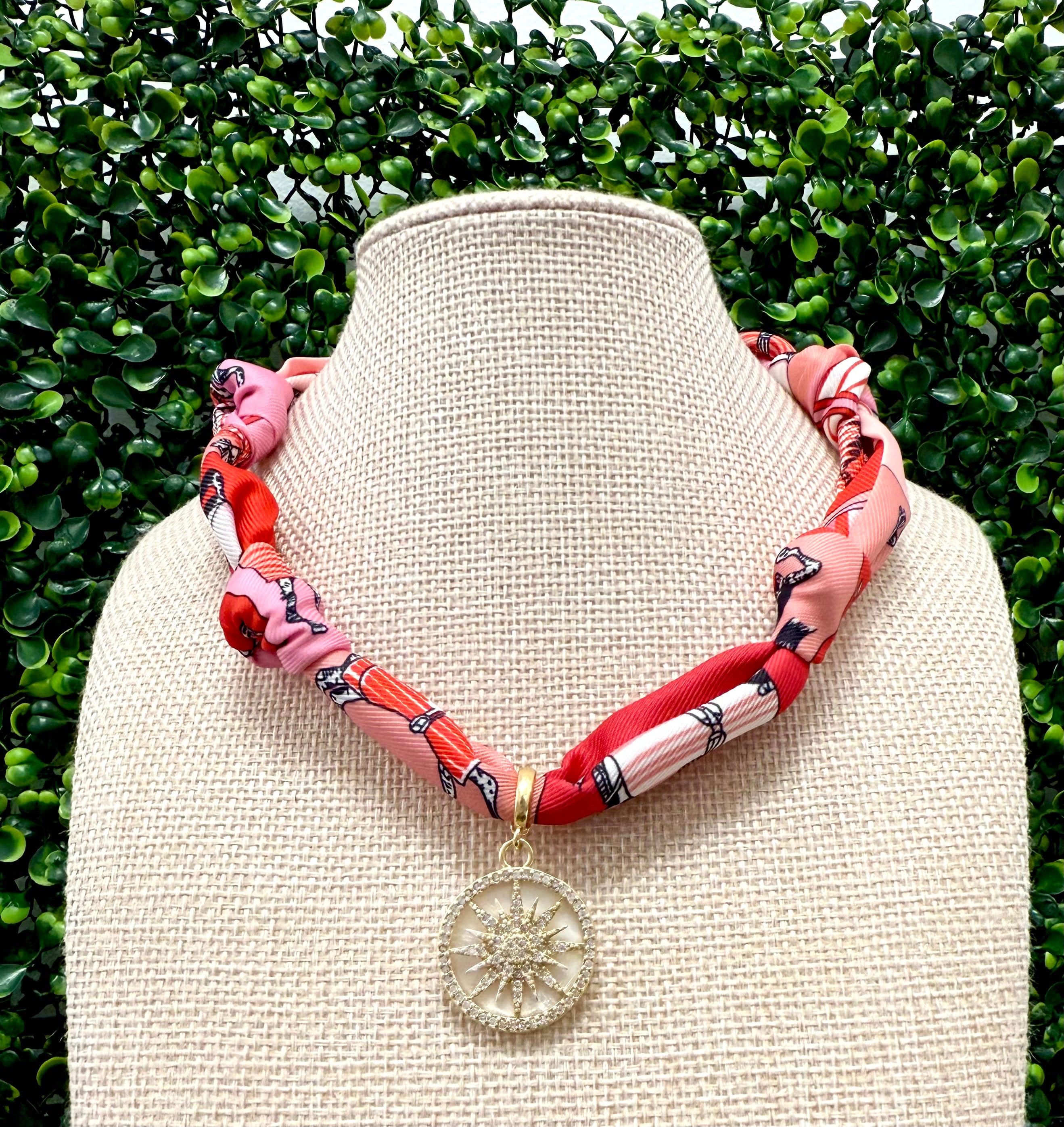 Starburst Safari Scarf Necklace