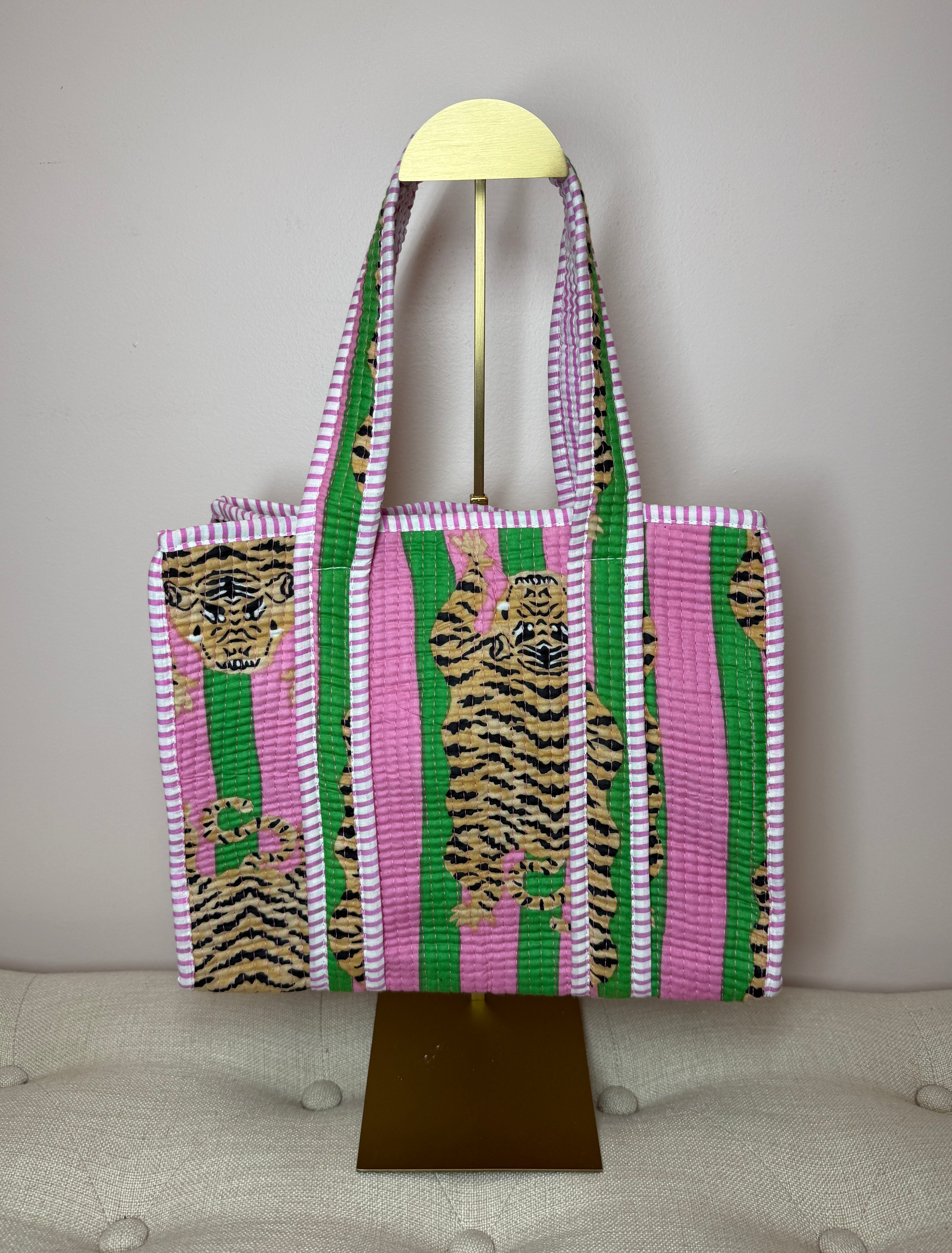 Wild Side Mini Quilted Tote
