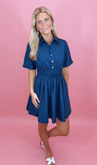City Sleek Shirt Dress