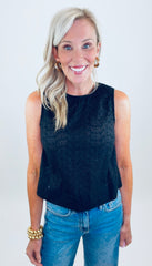 Polished Pretty Top (black)