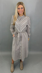 Camden Check Dress (brown)