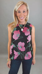 Floral Current Top