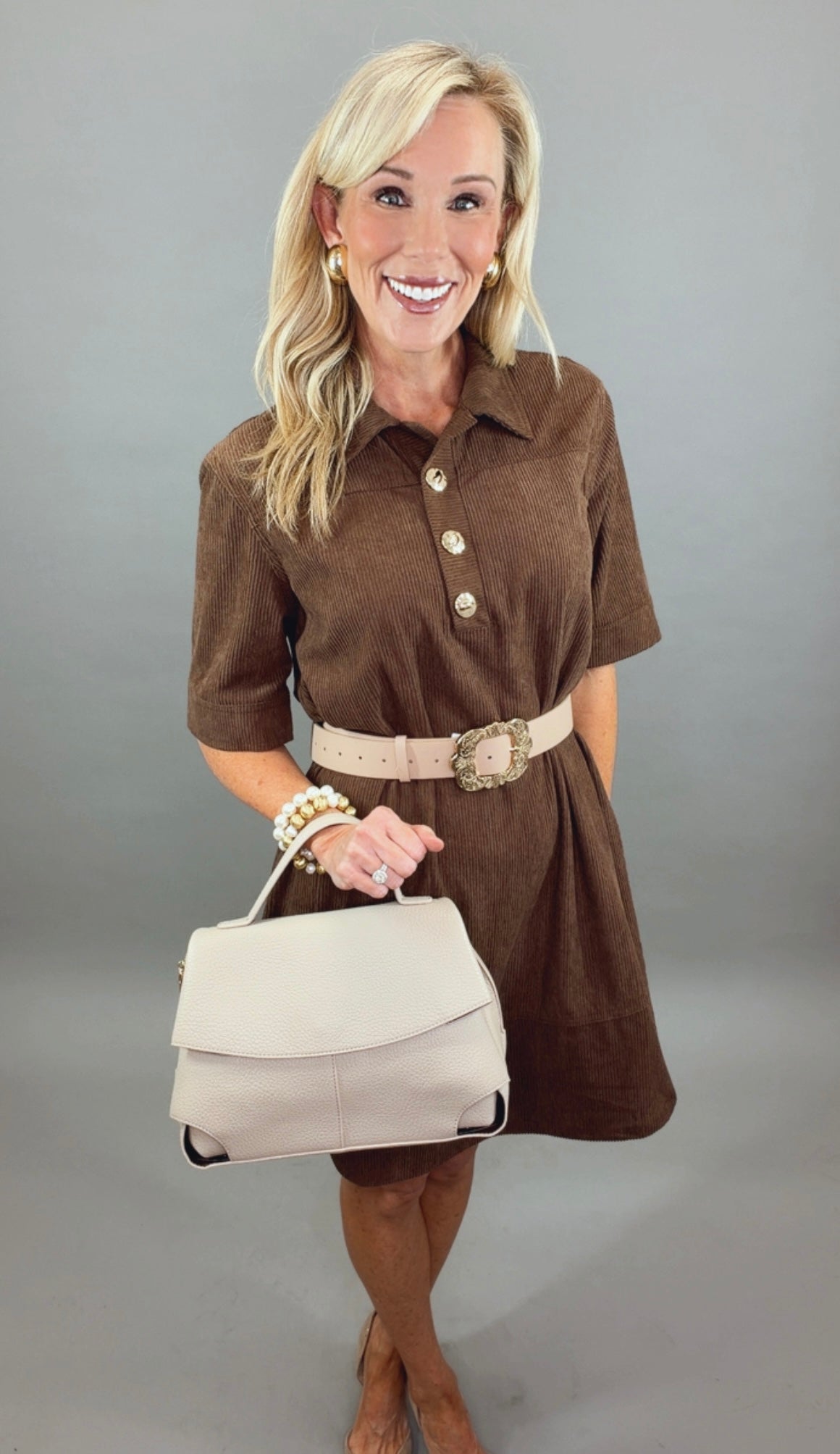 Pembroke Dress (brown)