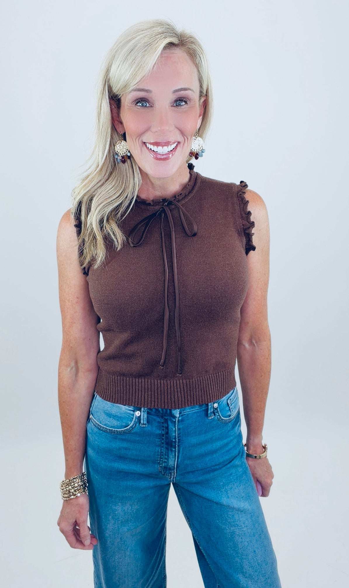 Chic Detail Top (brown)
