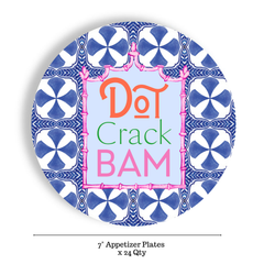 Dot Crack Bam App/Dessert Plates