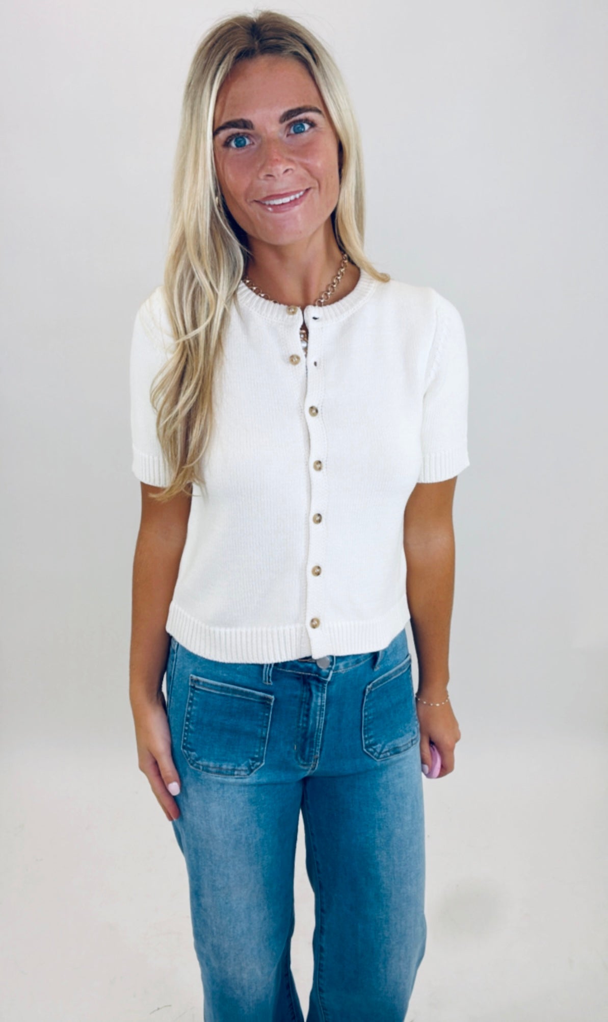 Weekender Knit Cardigan (ivory)