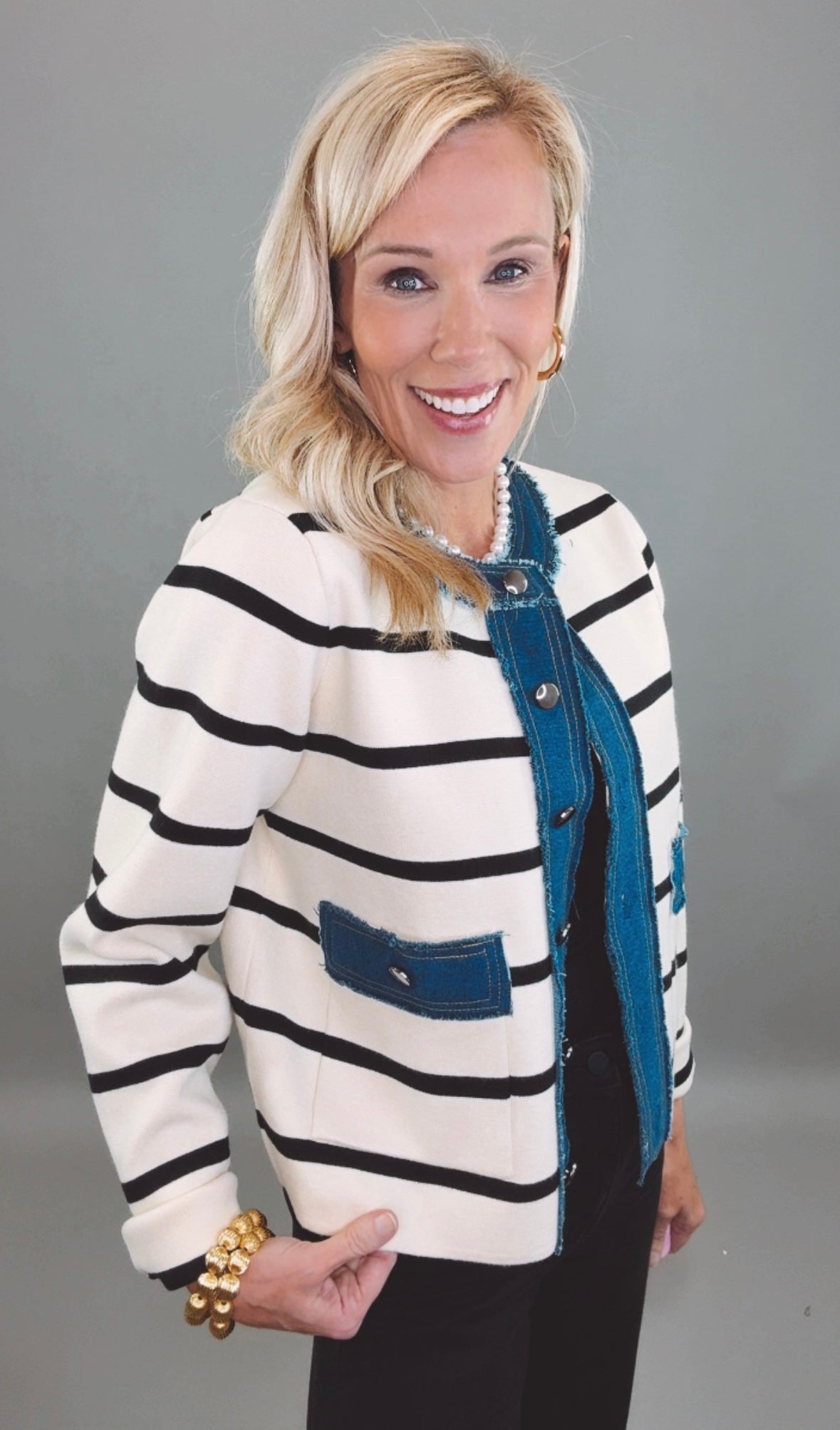 Stripes & Stitches Jacket