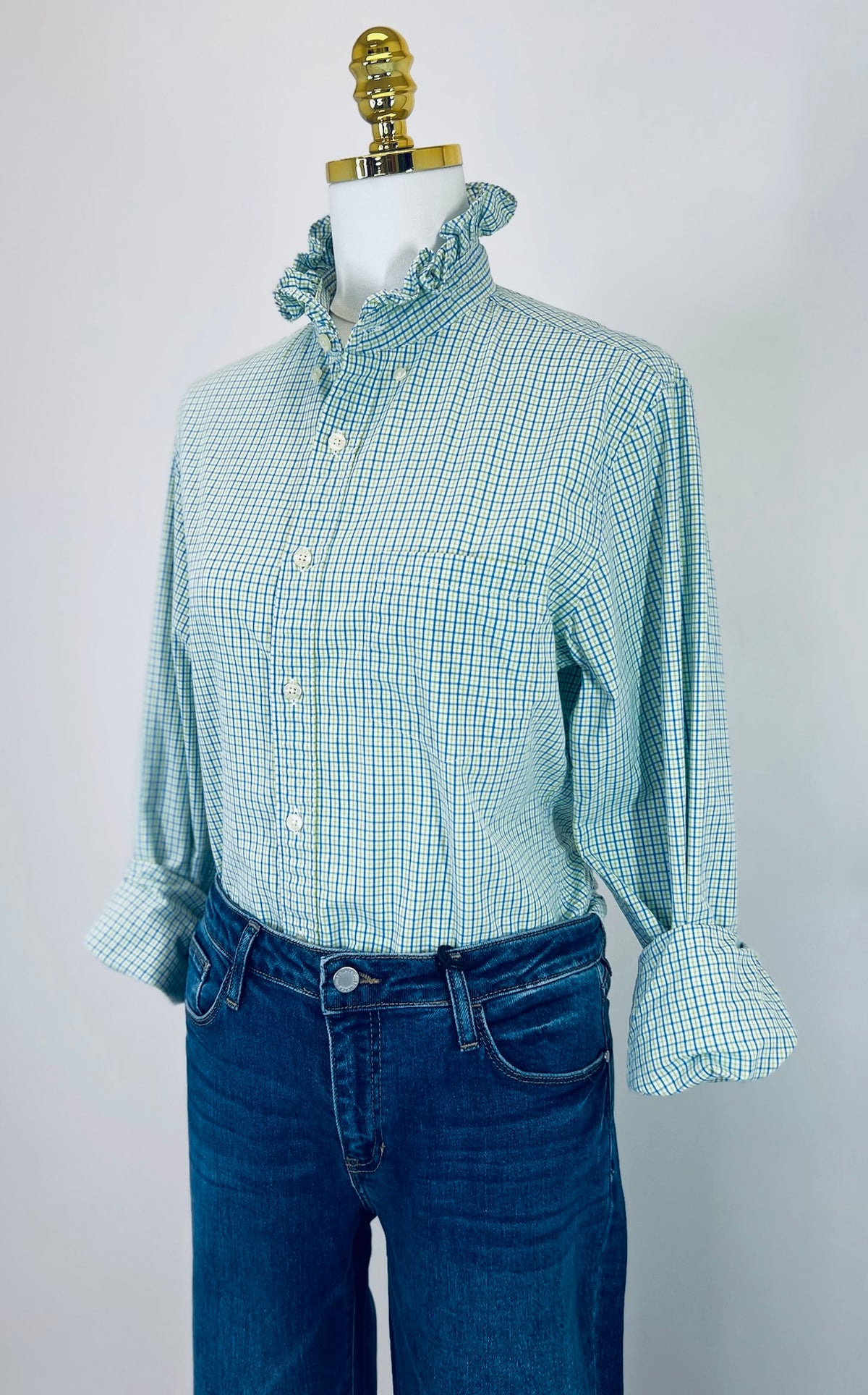 Second Story Shirt (JCrew/LimeBl/S)
