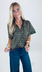 Flora Charm Top