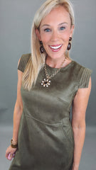 Sueded Chic Dress