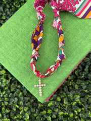 Garden Grace Scarf Necklace