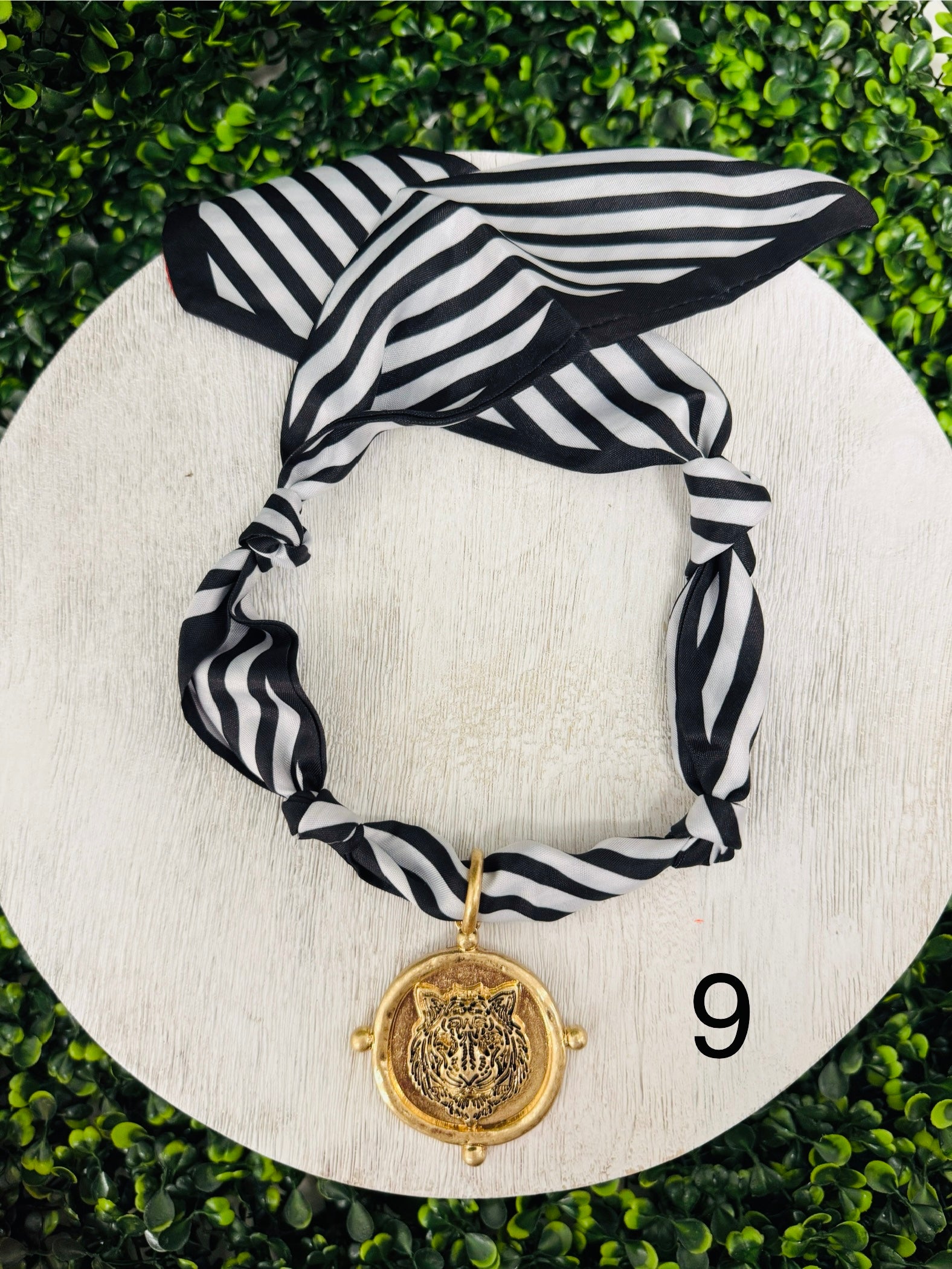 Tiger Time Scarf Necklace