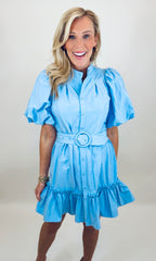 Sunday Society Dress (blue)