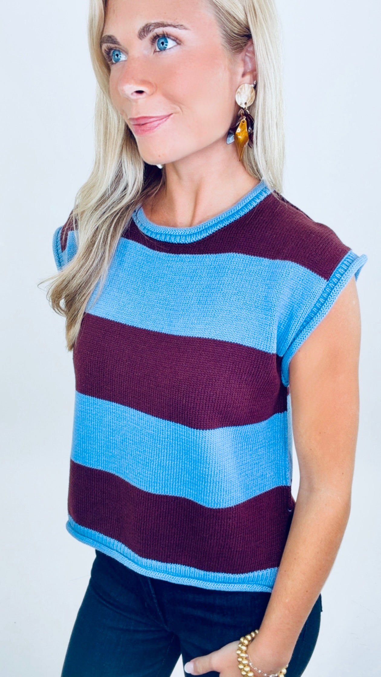 Cape Cottage Sweater (slate blue)