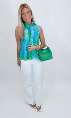 Flounce Factor Top (green)