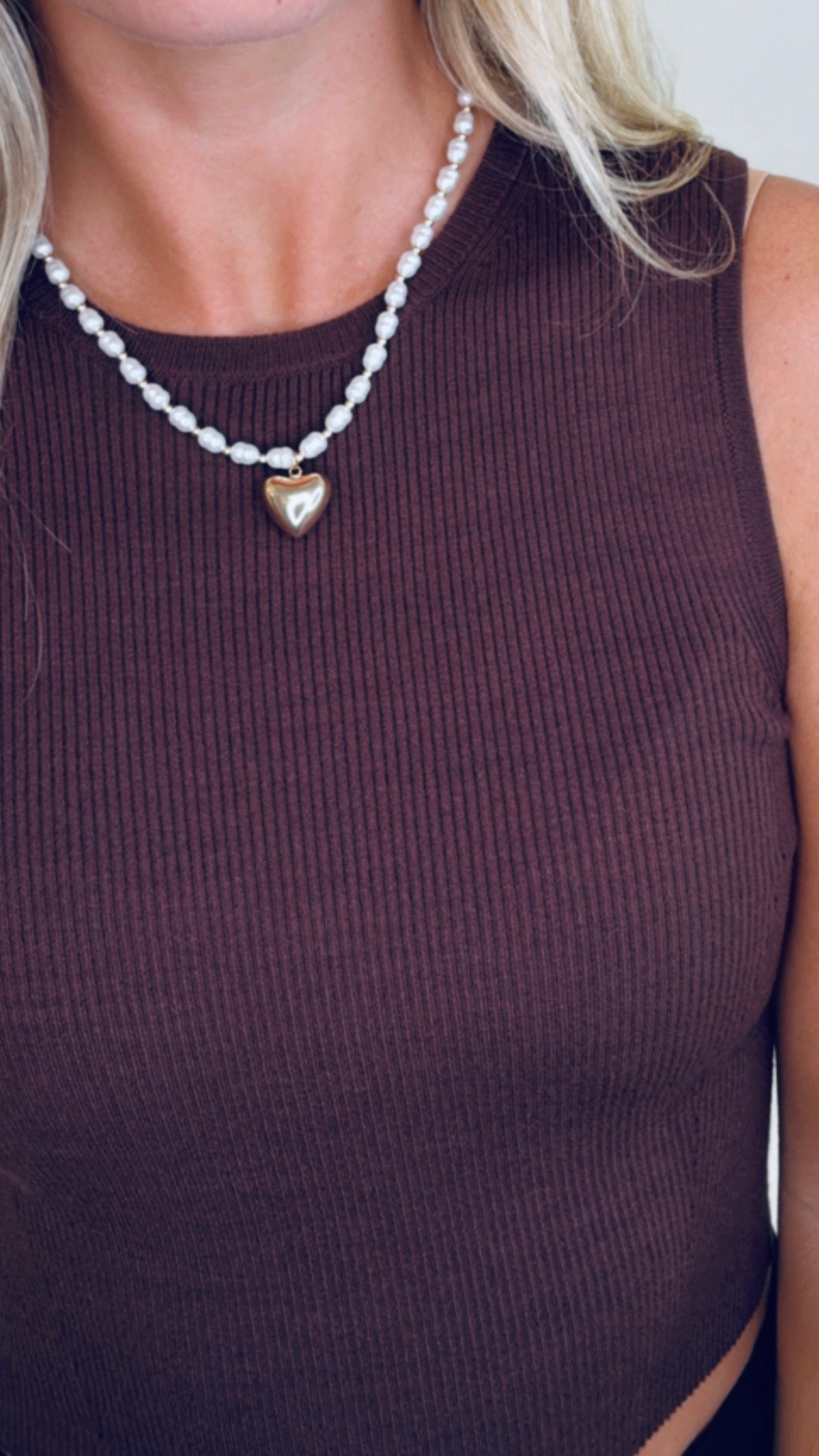 City Sleek Tank (coffee bean)