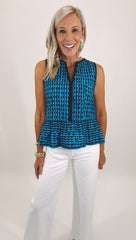 Peplum Punch Top