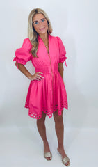 Little Luxe Dress (hot pink)
