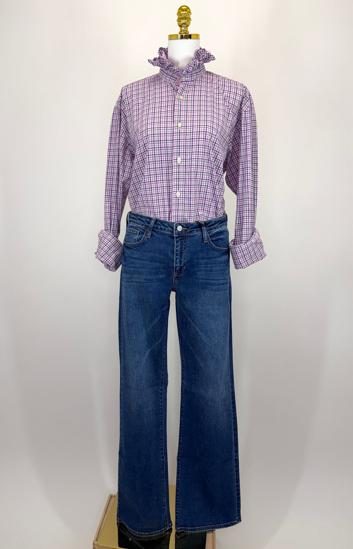 Second Story Shirt (Ted Baker/PurpleChk/M)