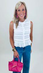 Vintage Whim Top (white)