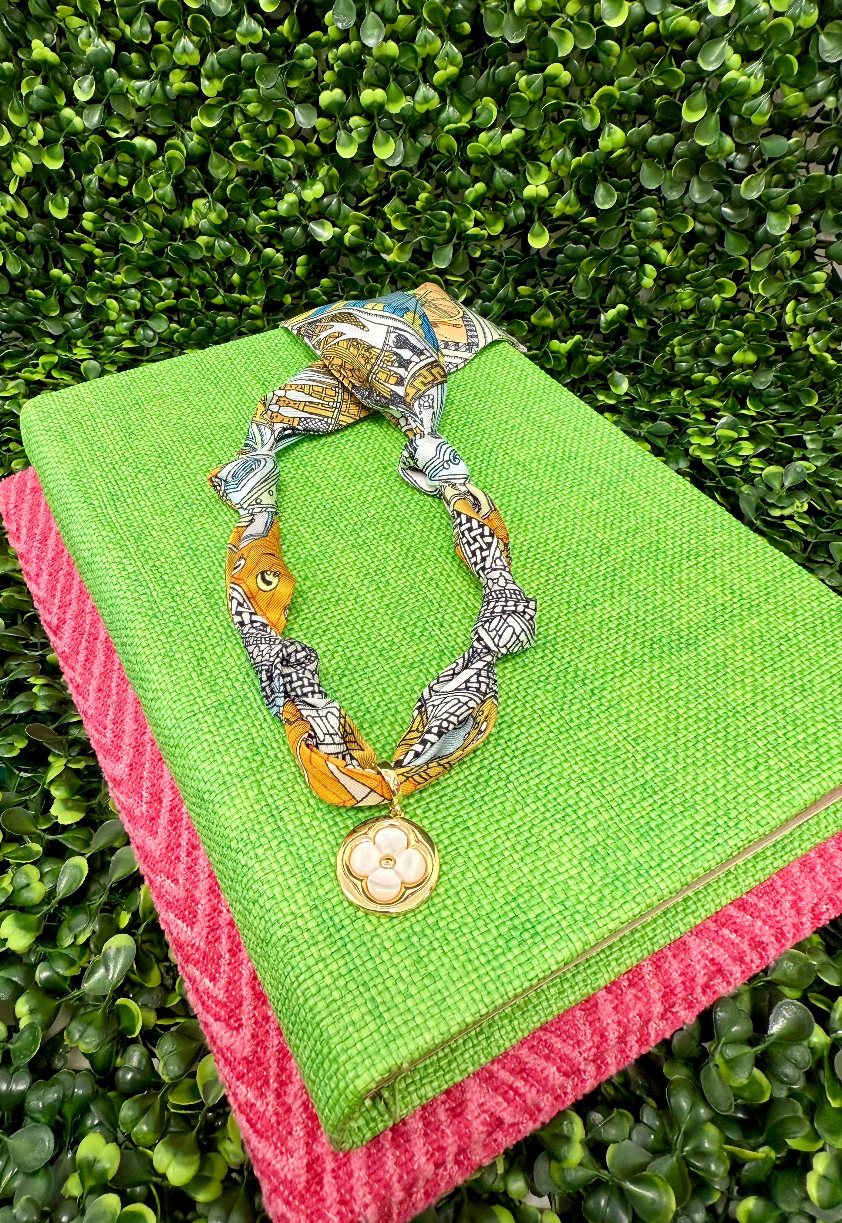 Fleurish Scarf Necklace