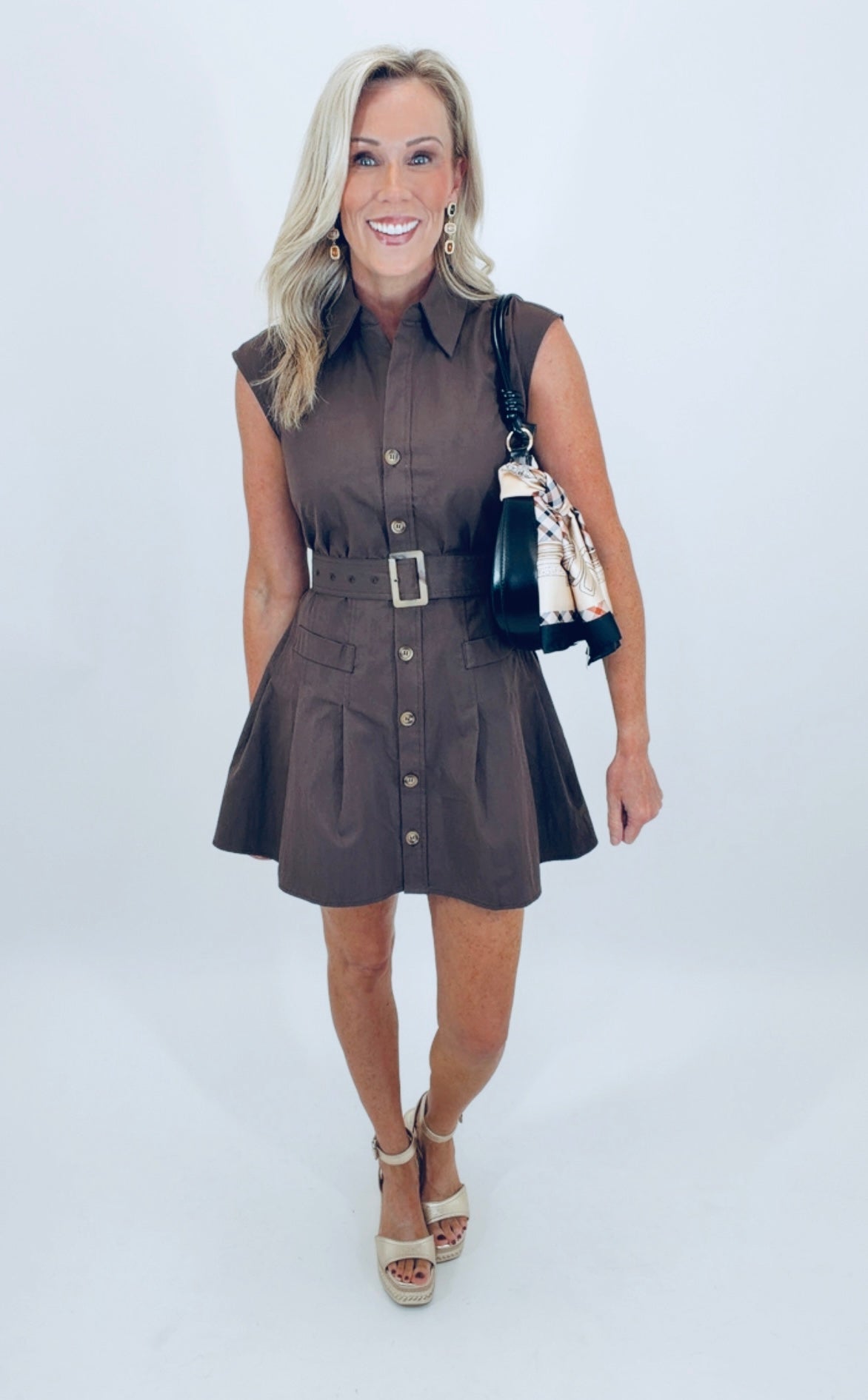 Ellison Dress (brown)