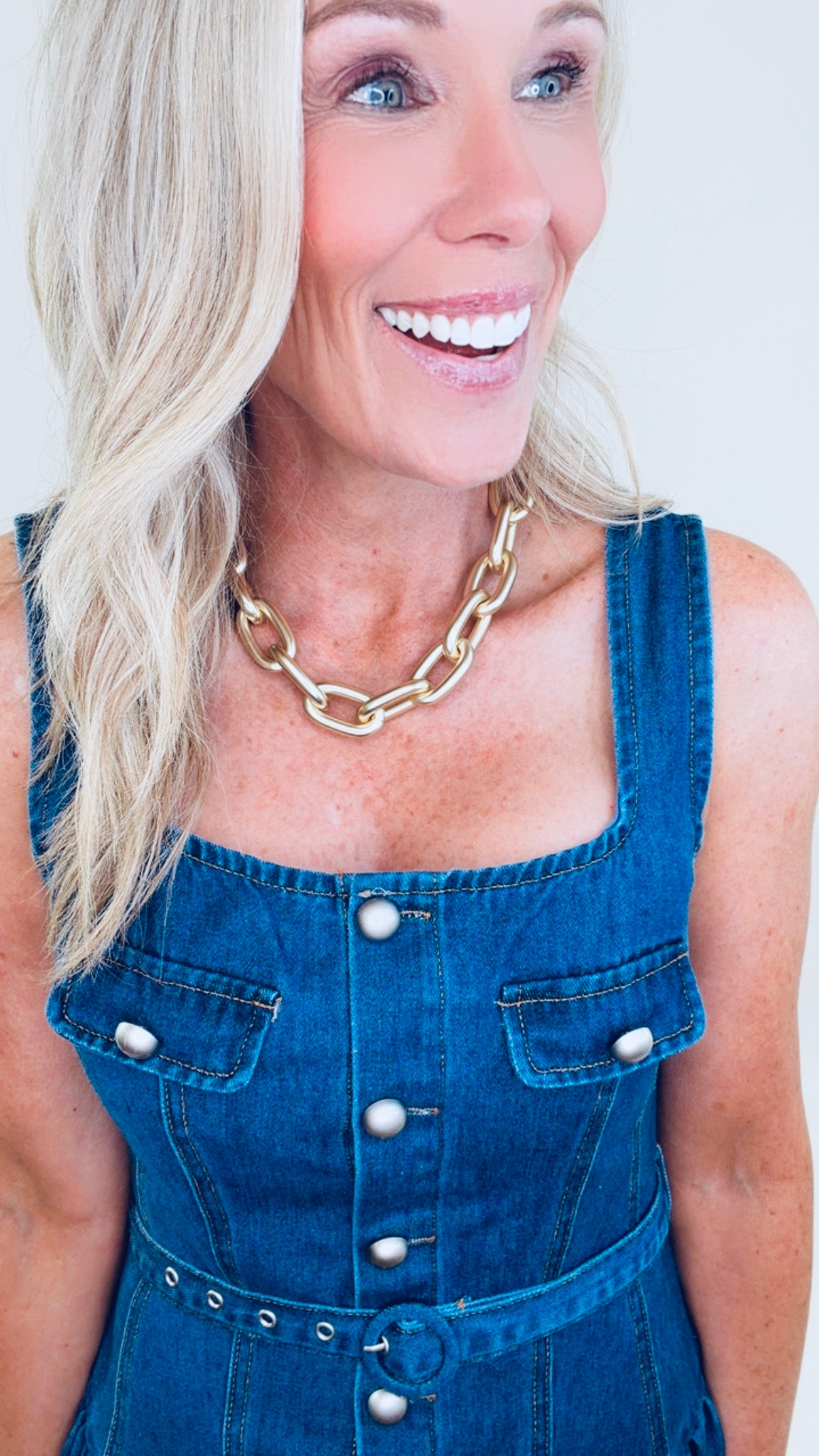 Buttoned Up Darling Dress
