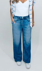 French Terry Denim Pant
