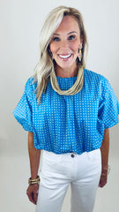 Seeing Spots Top (blue)