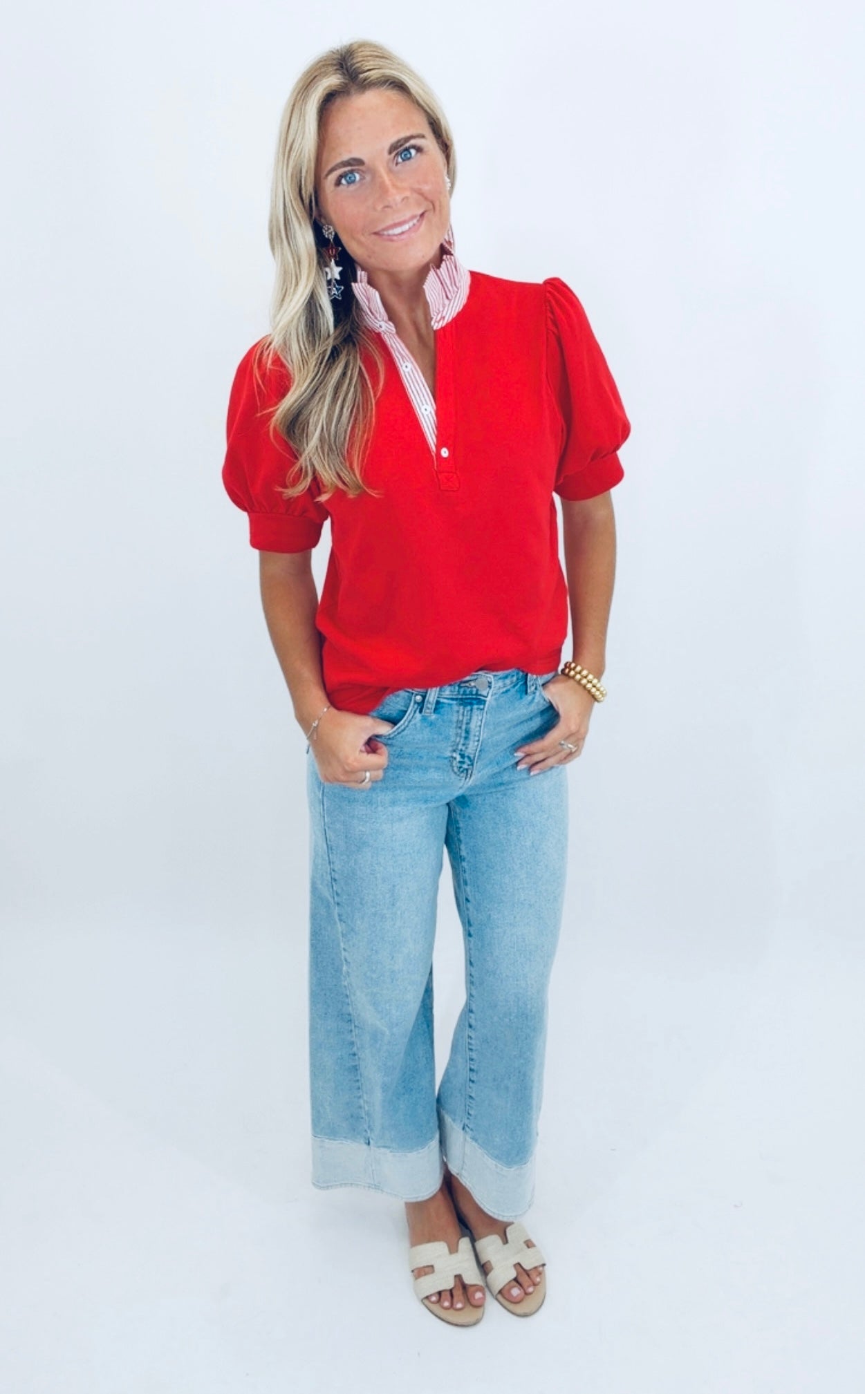 Prep Talk Top (red)