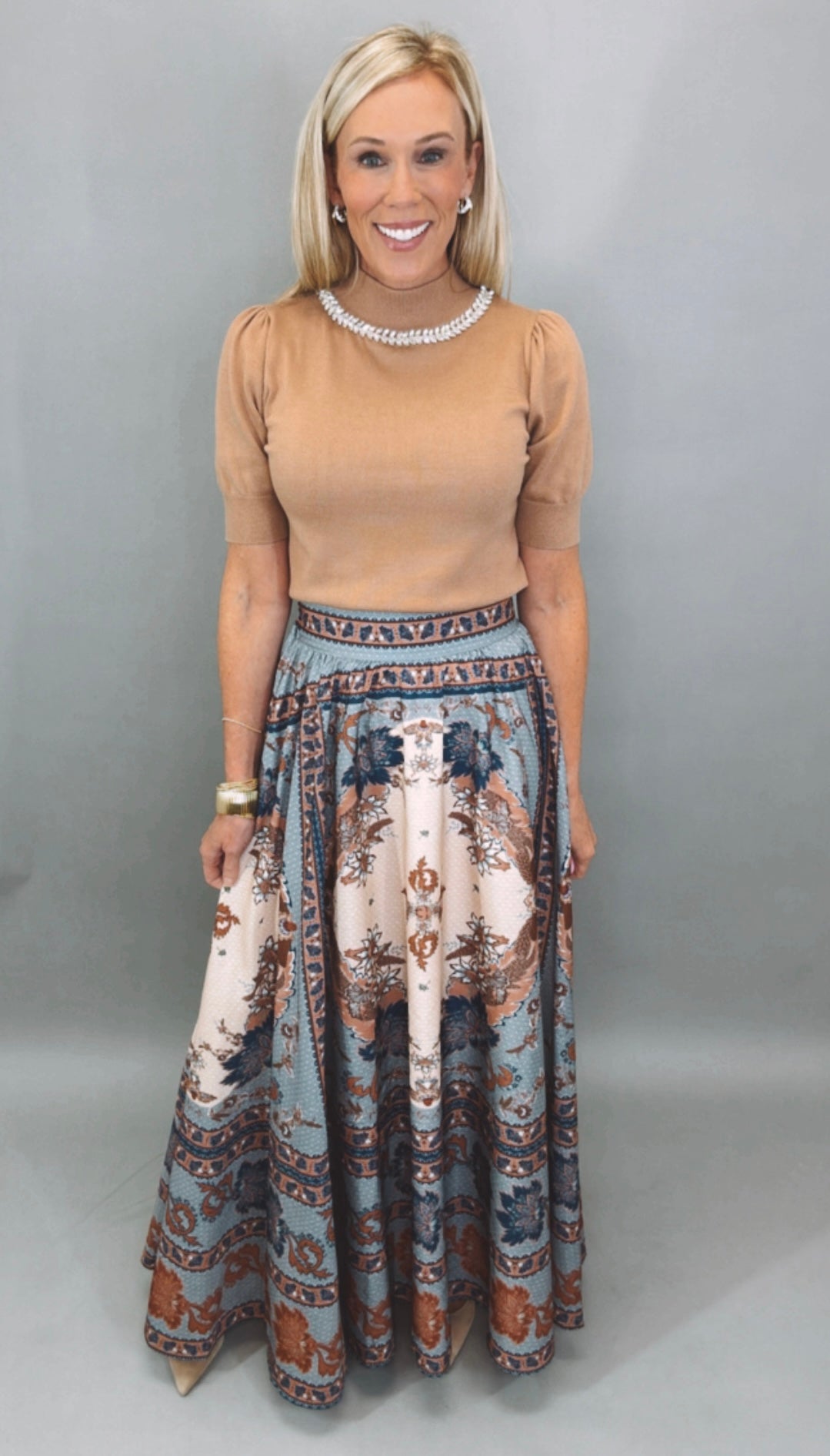 Sparkle Edge Knit (taupe)