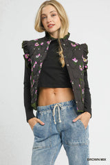 Meadow Bloom Quilted Vest
