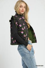 Meadow Bloom Quilted Vest