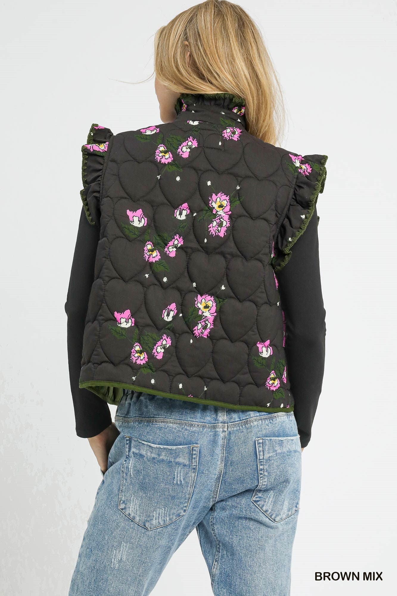 Meadow Bloom Quilted Vest