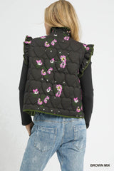 Meadow Bloom Quilted Vest