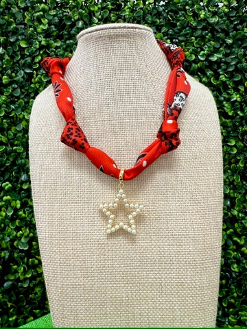 Lone Star Luxe Scarf Necklace