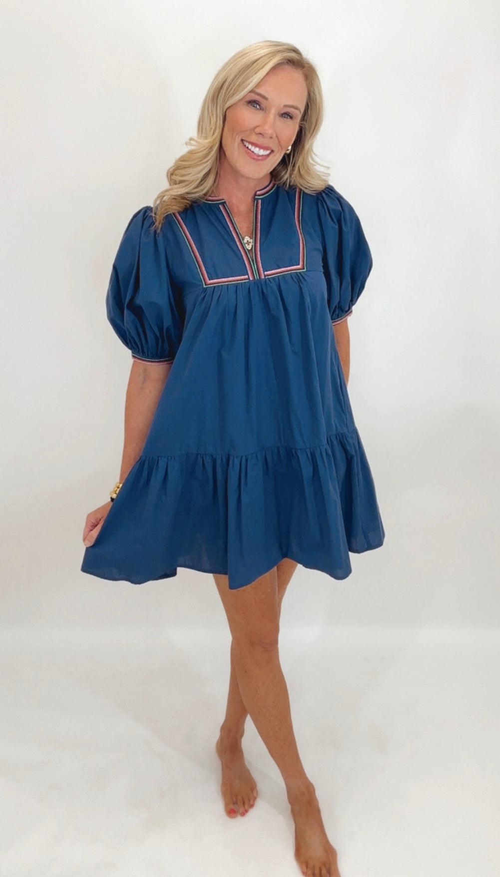 Maribel Dress (navy)