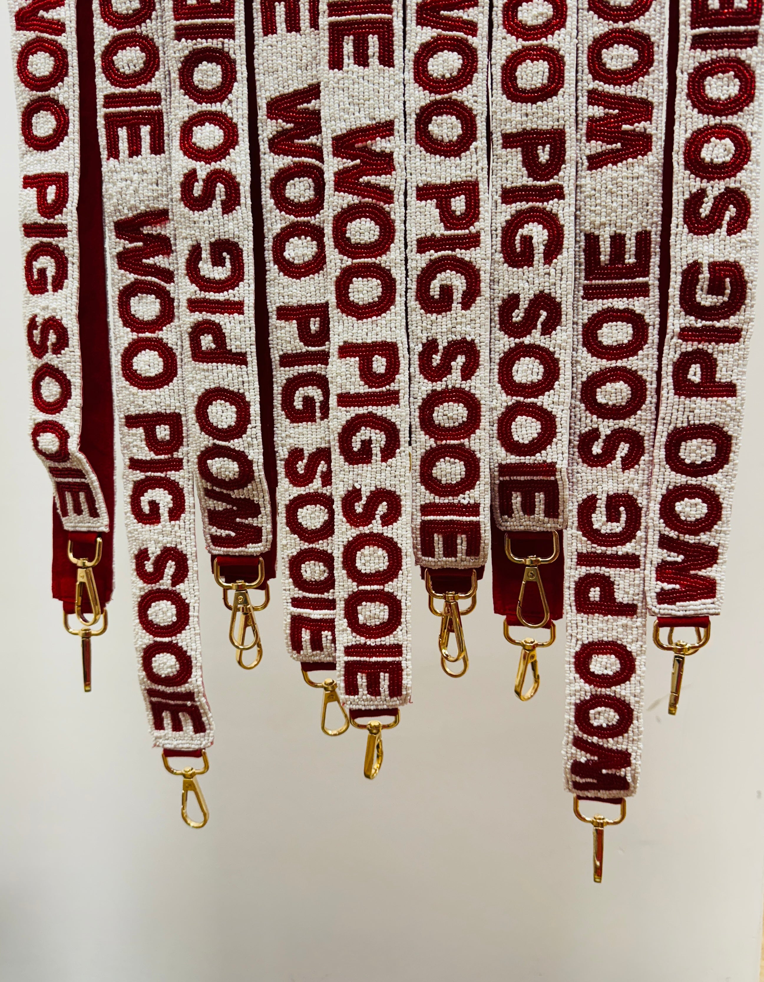 Woo Pig Beaded Strap