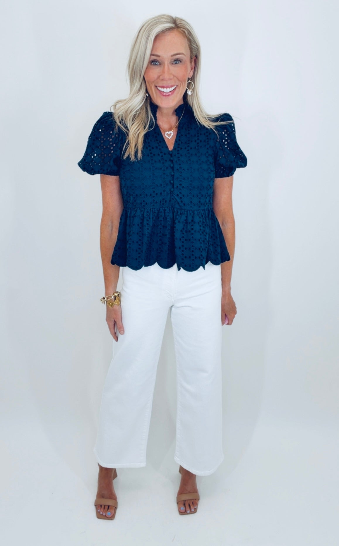 Charm Theory Top (navy)
