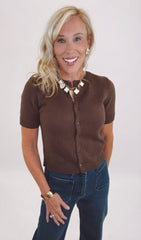 Weekender Knit Cardigan (brown)