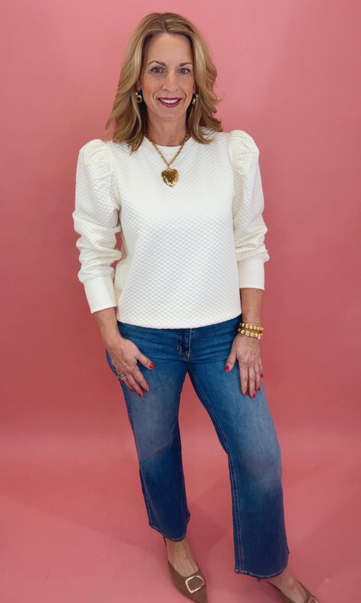 Cozy Couture Sweatshirt (ivory)