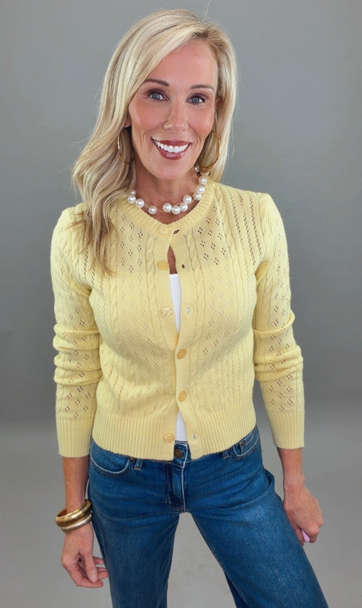 Birdie Cardigan (yellow)