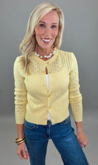 Birdie Cardigan (yellow)